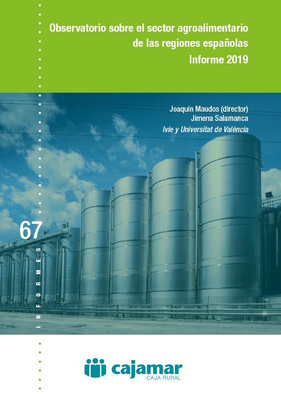 Portada del informe "Observatorio sobre el sector agroalimentario de las regiones españolas 2019"