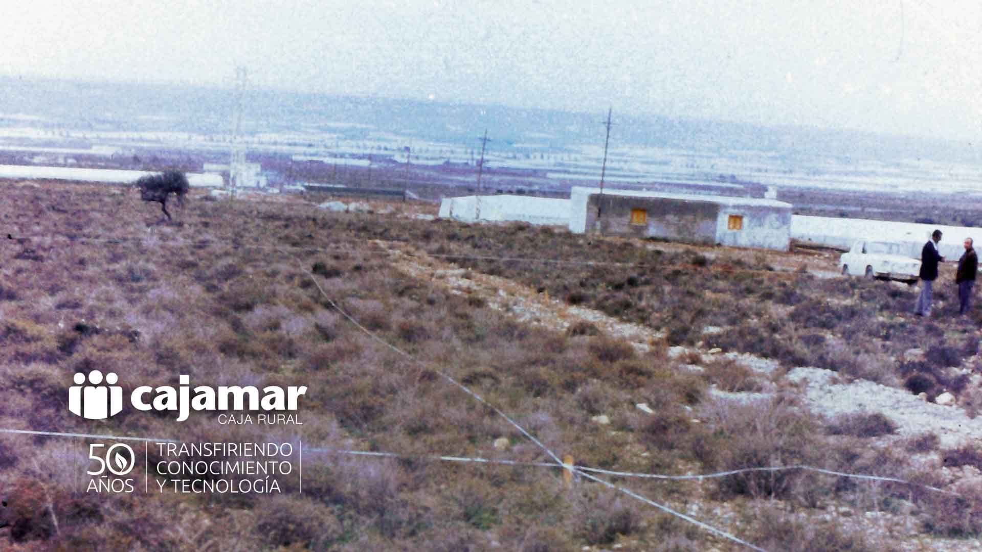 Terrenos sobre los que se levantó Las Palmerillas en 1975