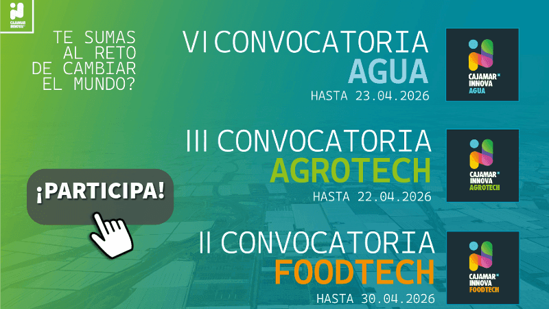 Convocatorias de agua, agrotech y foodtech.