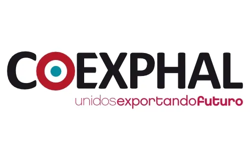 Logo de COEXPHAL: una alianza exportando el futuro.