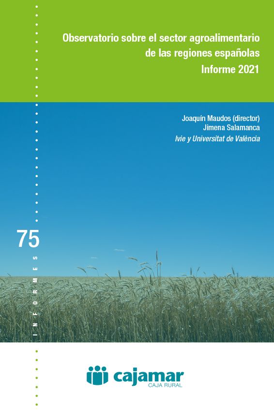 portada del observatorio sobre el sector agroalimentario de las regiones españolas. Informe 2021