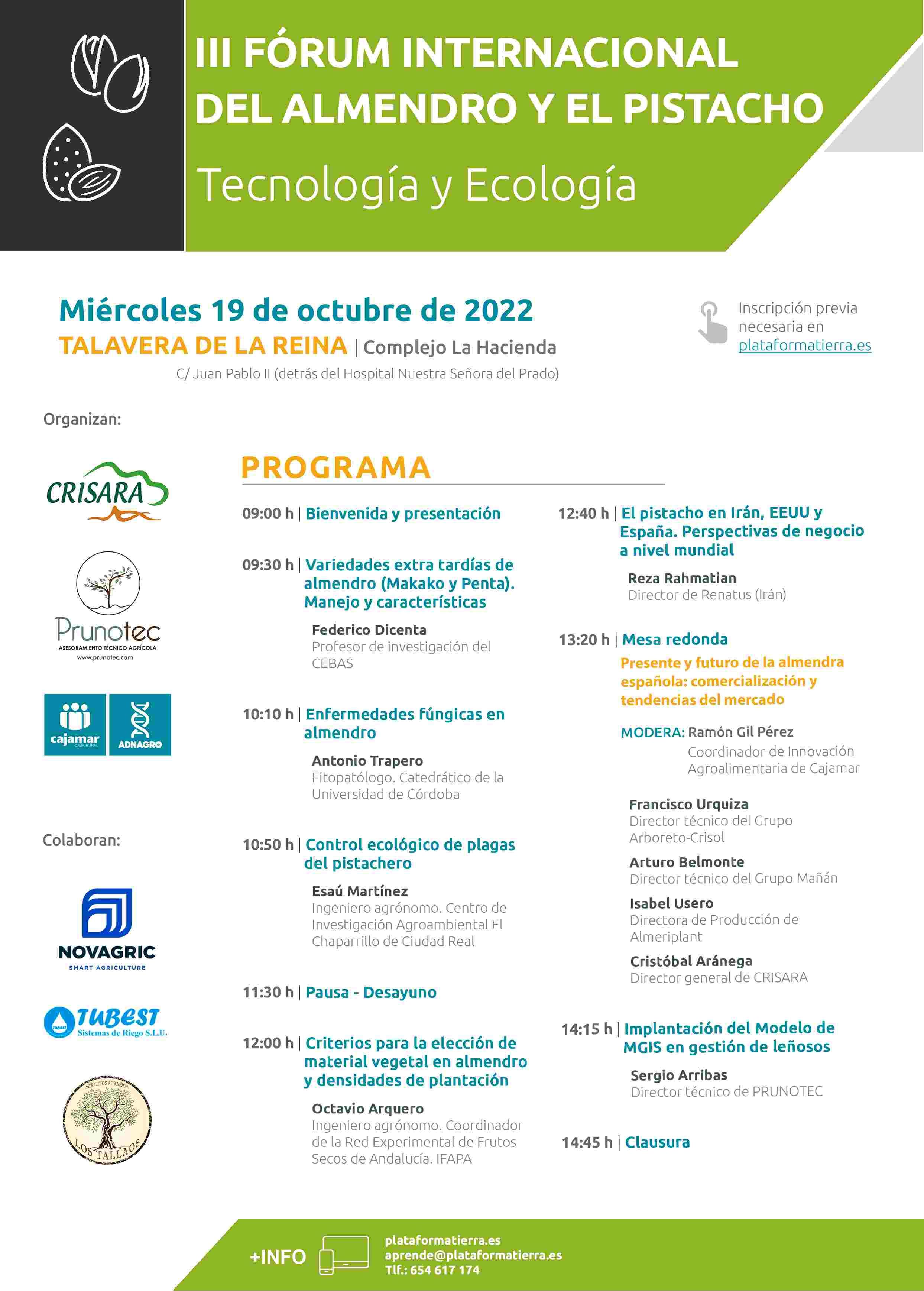 Programación del Fórum