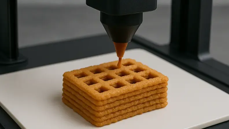 Impresión de alimentos en 4D