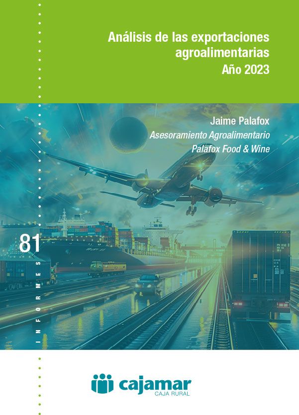 Portada de la publicación "Análisis de las exportaciones agroalimentarias. Año 2023"