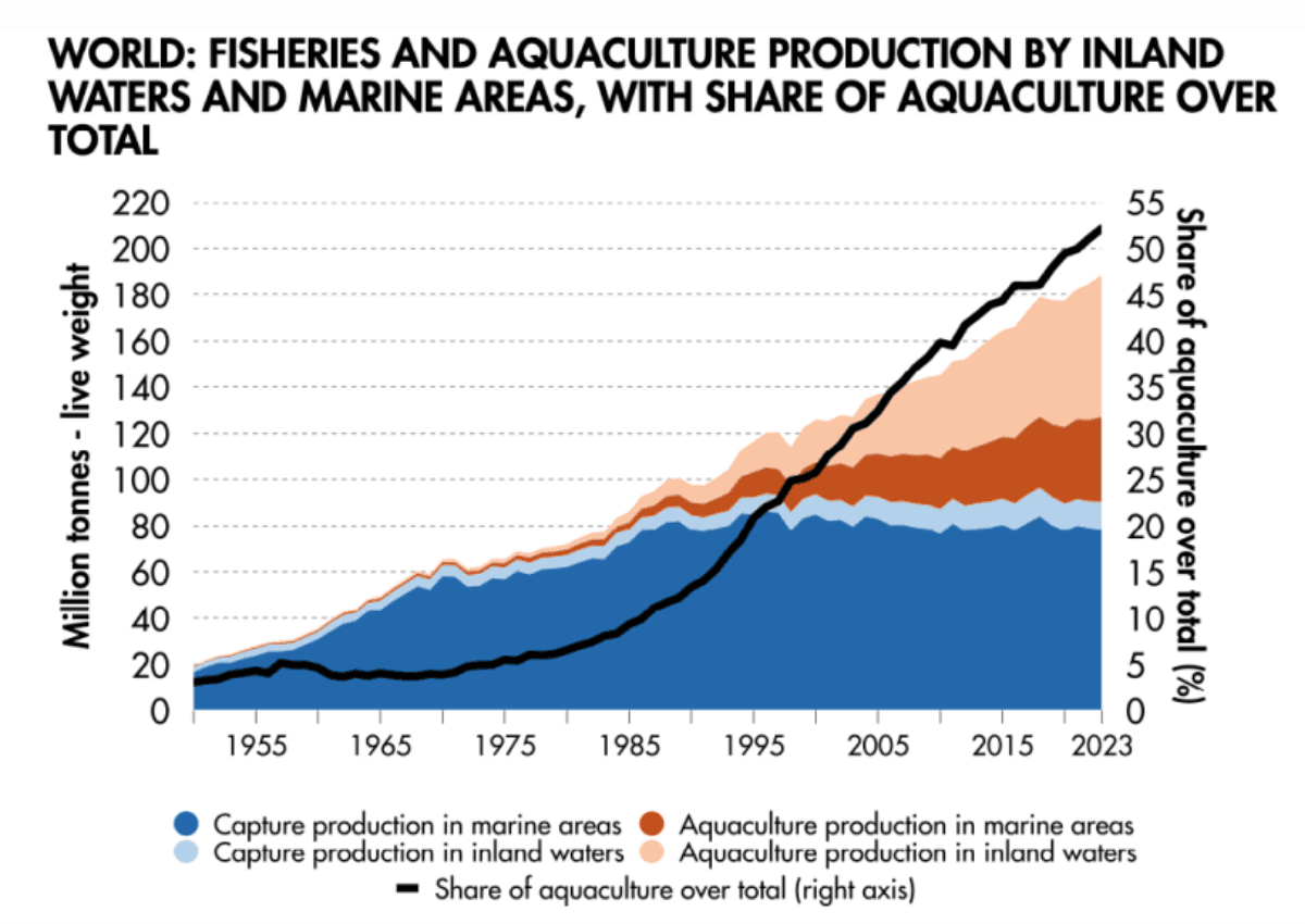 Pesca y acuicultura volúmen