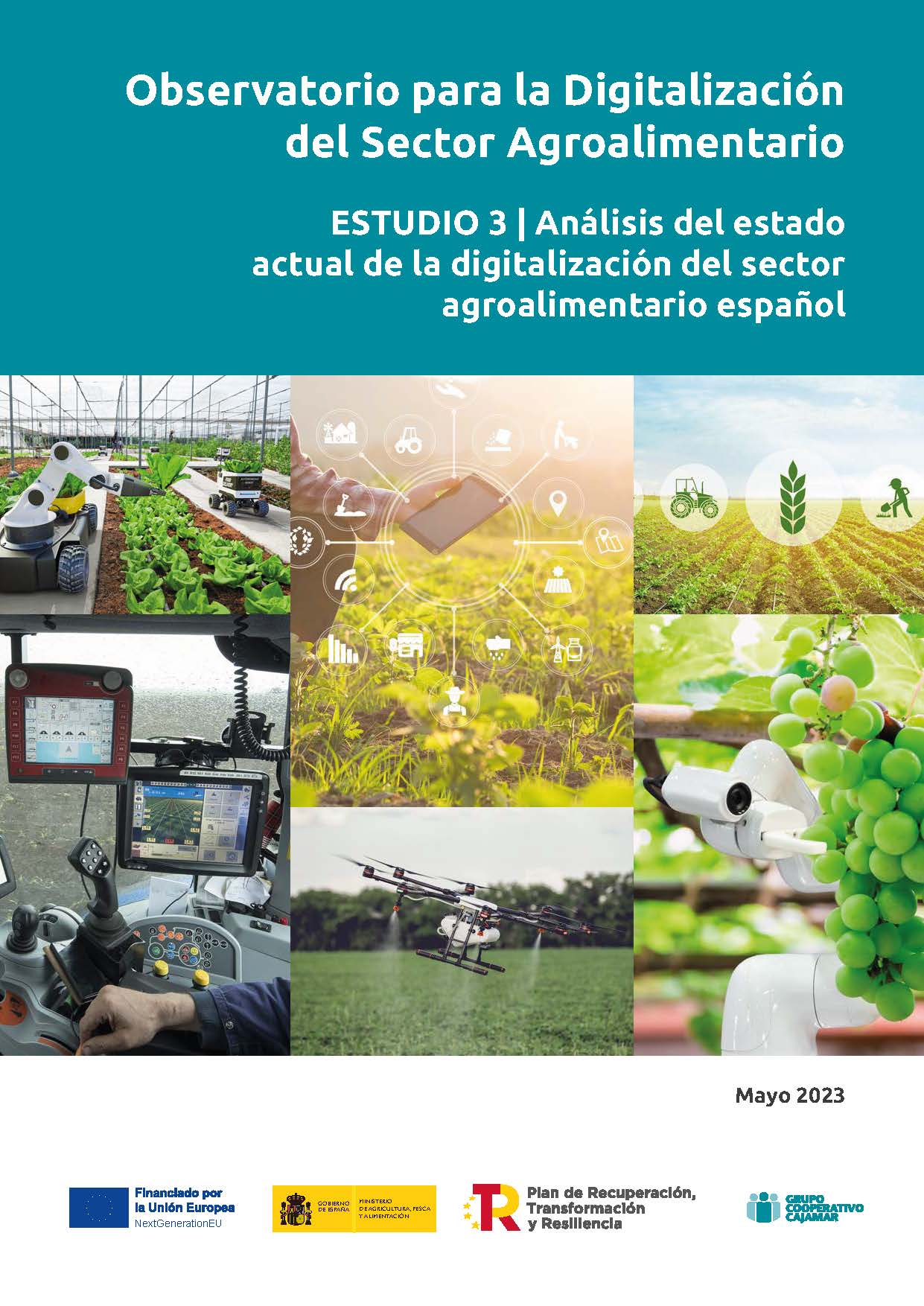 Portada del Estudio 3 del Observatorio para la Digitalización del Sector Agroalimentario