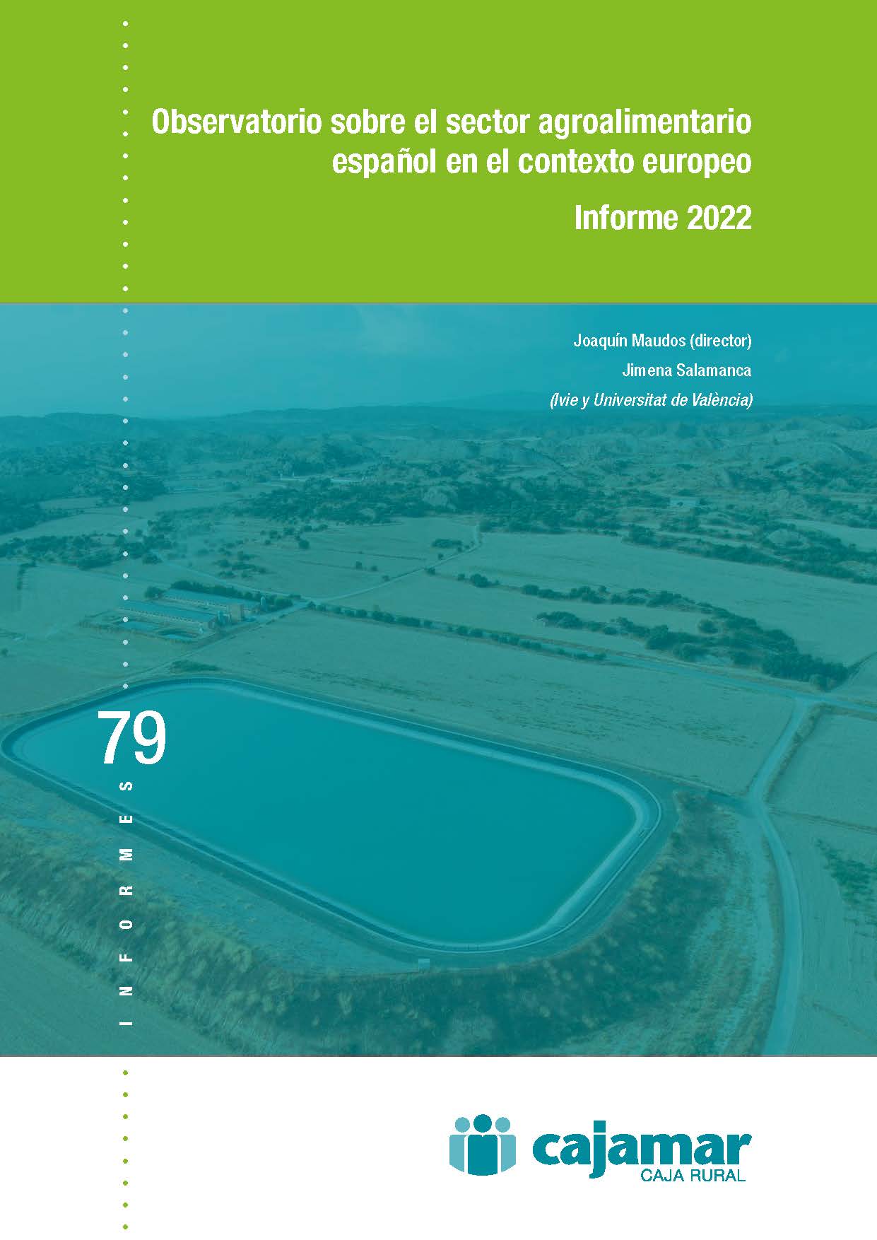 Portada del Informe 79 del Observatorio sobre el sector agroalimentario español en el contexto europeo en 2022