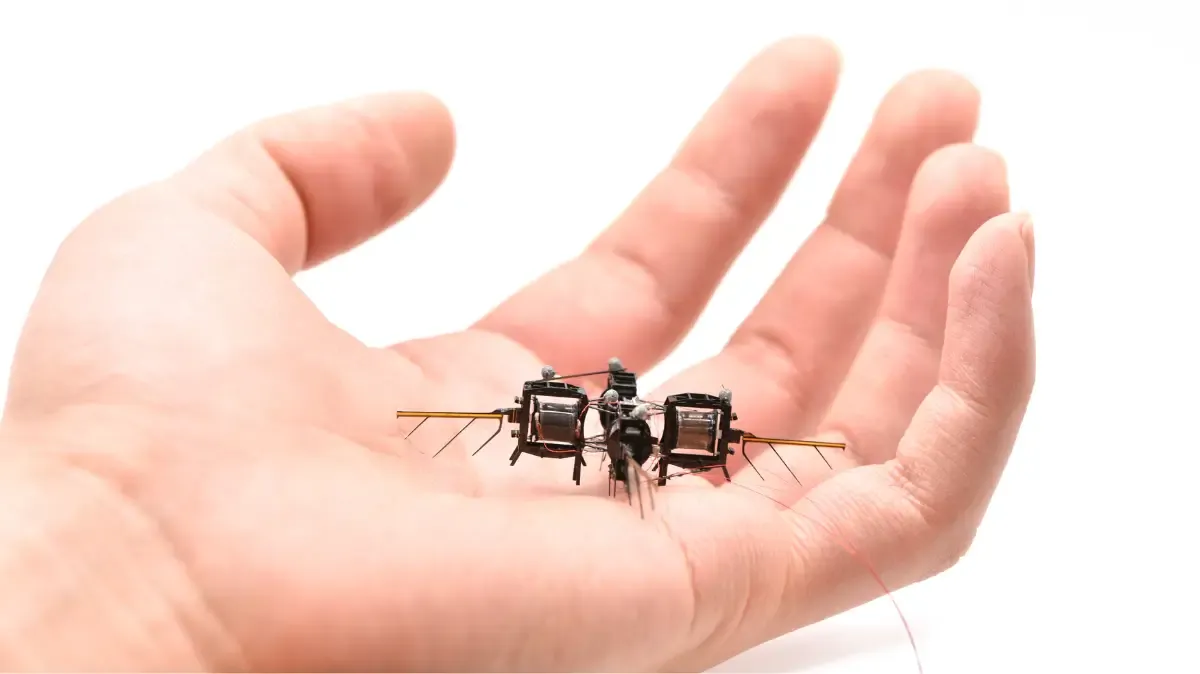 Modelo de abeja robótica desarrollado por el MIT