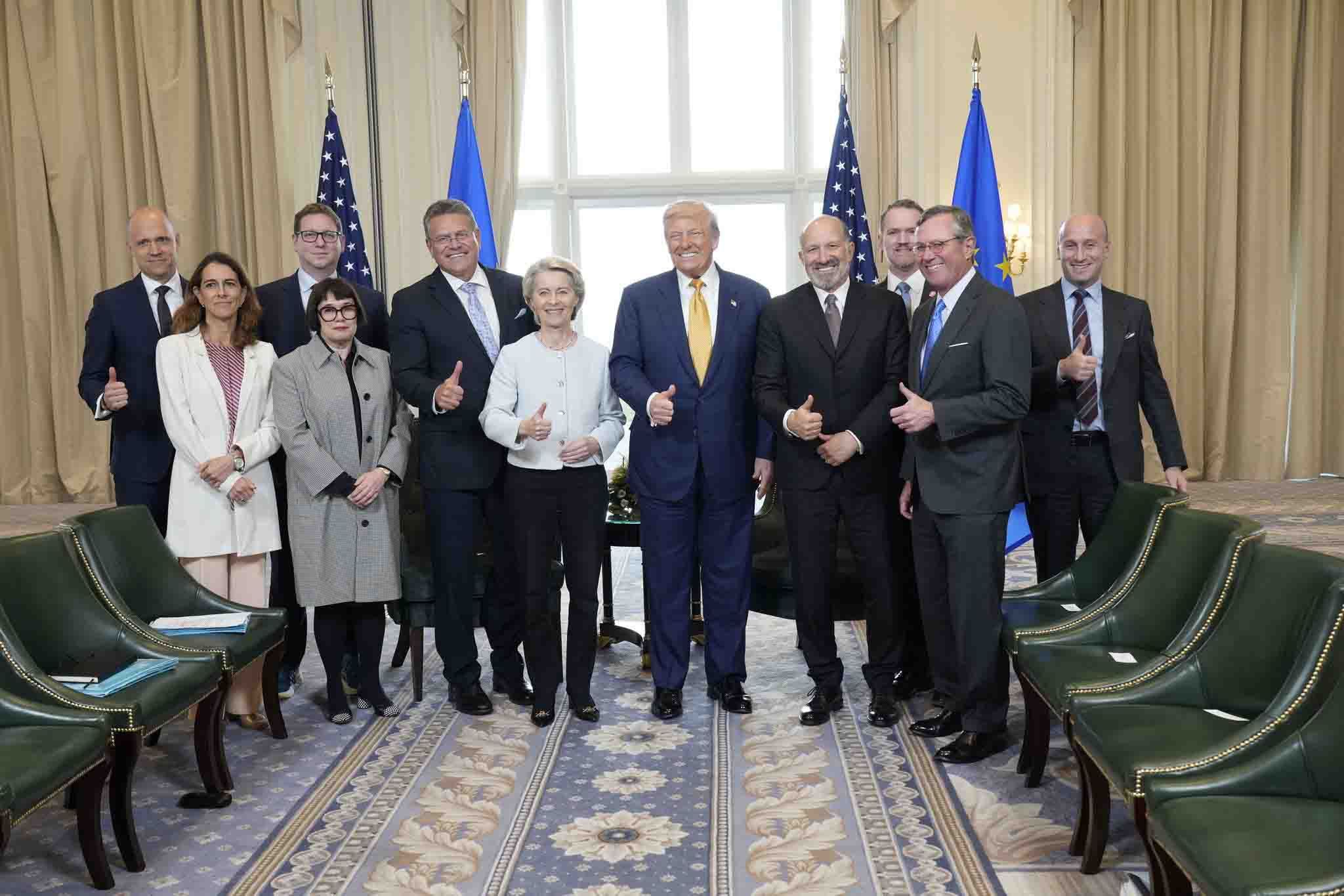 Firma del Acuerdo EEUU-UE