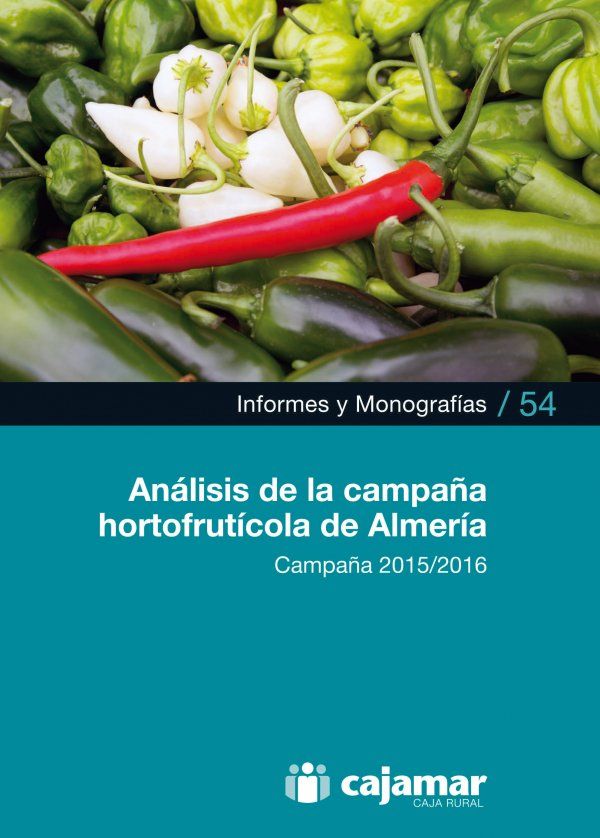 Portada Análisis de la campaña hortofrutícola de Almería. Campaña 2015/2016