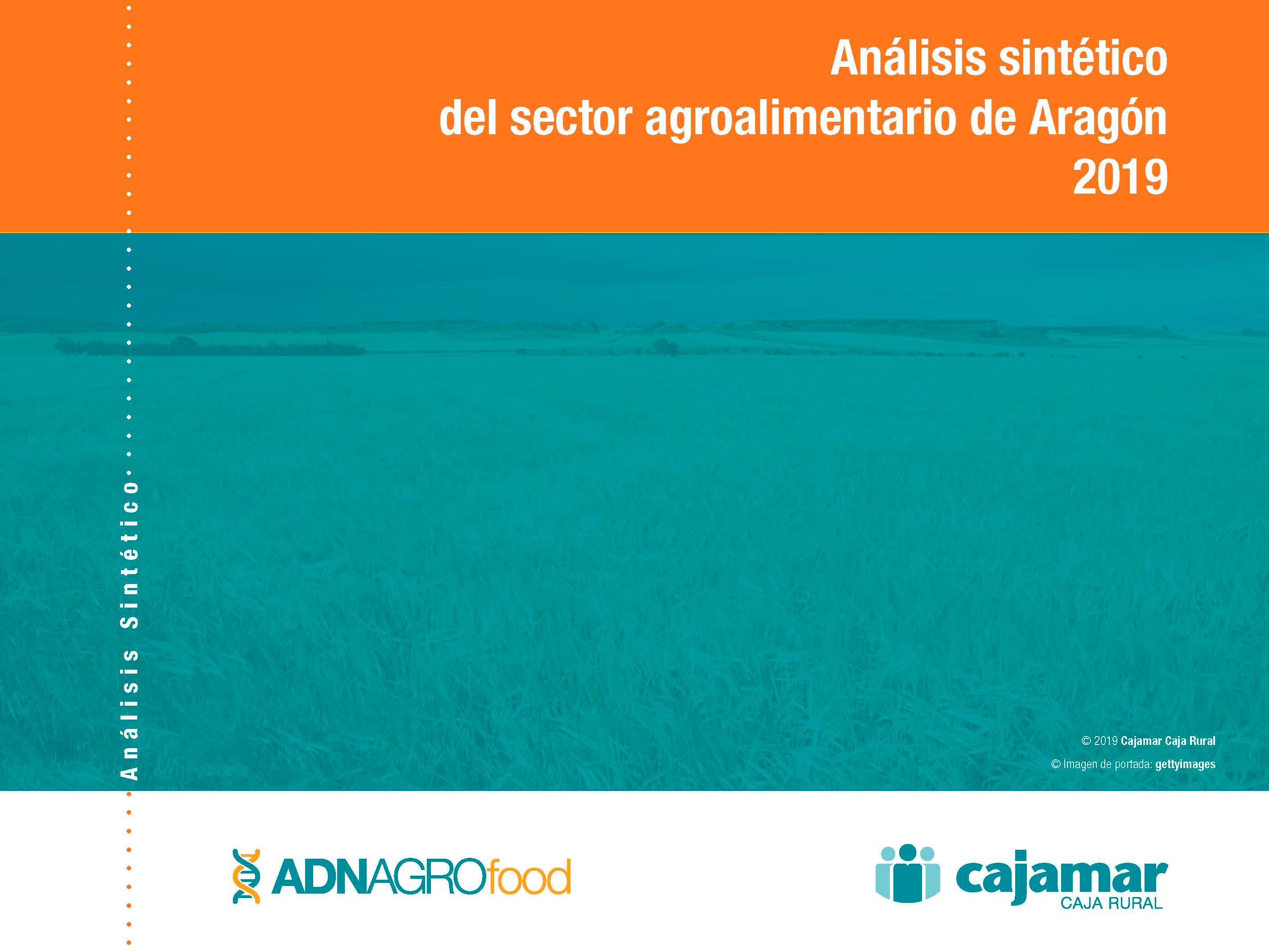 Portada del análisis sintético del sector agroalimentario de Aragón 2019
