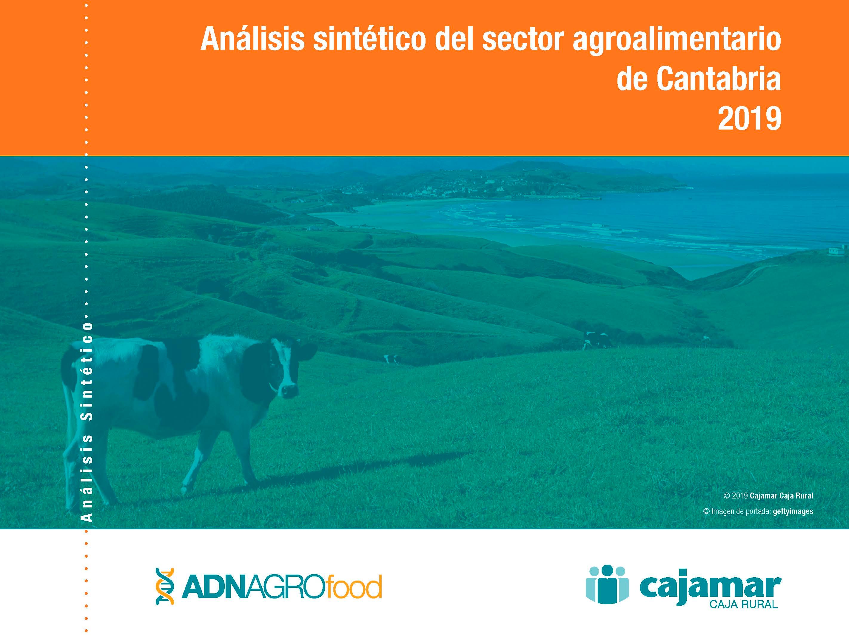 Portada de análisis sintético del sector agroalimentario de Cantabria 2019