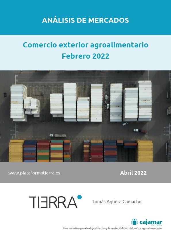 Portada informe de Mercados sobre el análisis del comercio exterior a febrero de 2022