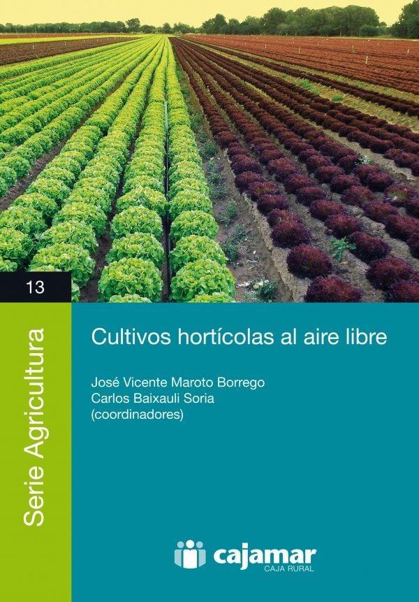 Foto de la portada del libro "cultivos hortícolas al aire libre" - Cajamar