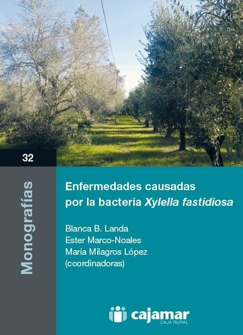 Portada libro "Enfermedades causadas por la bacteria Xylella fastidosa" - Plataforma Tierra
