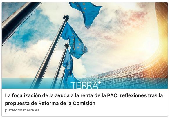 La focalización de la ayuda a la renta de la PAC