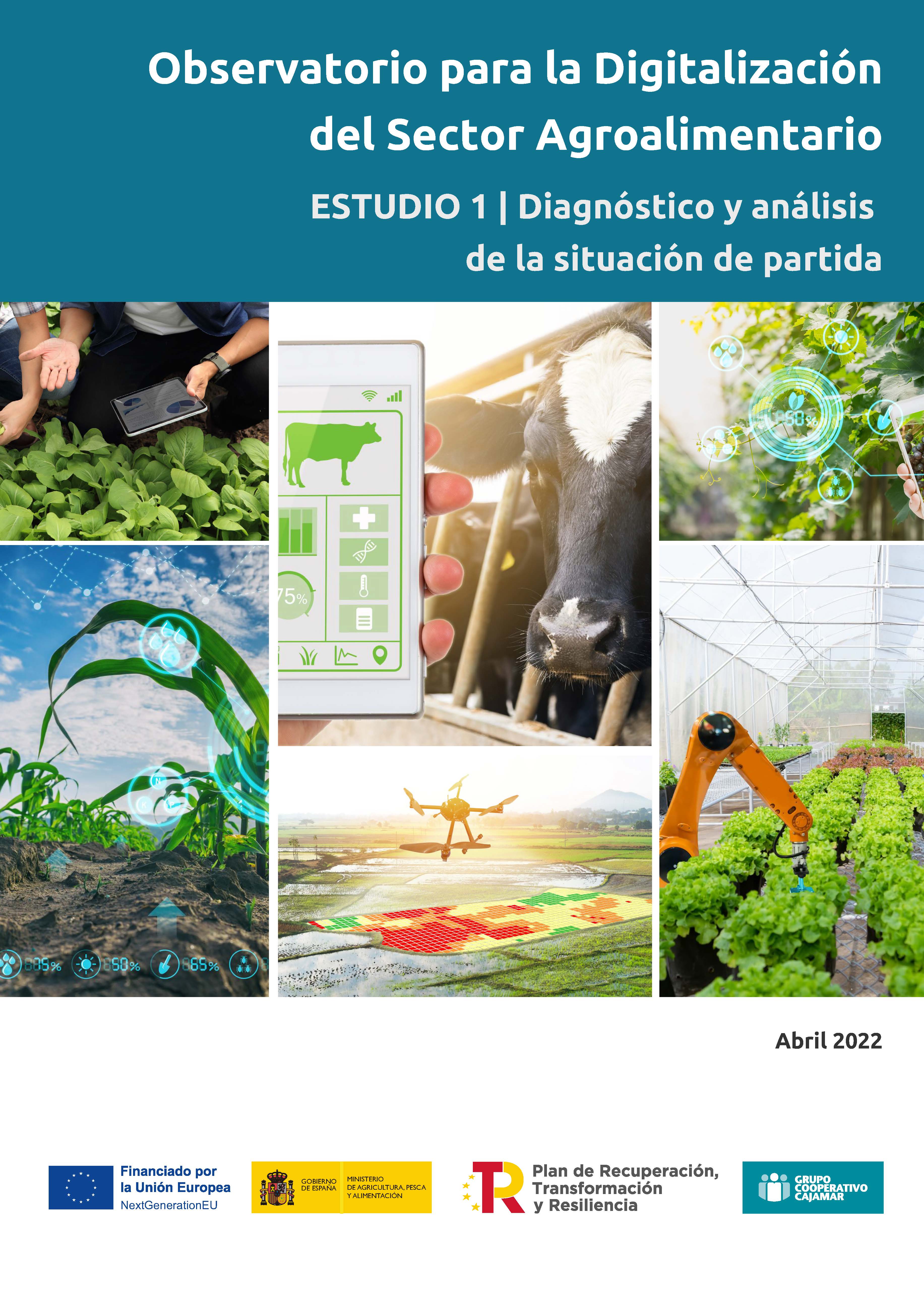 Portada del Observatorio de la Digitalización en el Sector Agroalimentario | Estudio 1