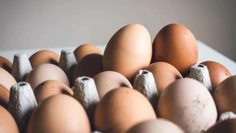 Huevos preparados para su comercialización