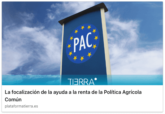 José María Sumpsi. La focalización de la ayuda a la renta de la Política Agraria Común