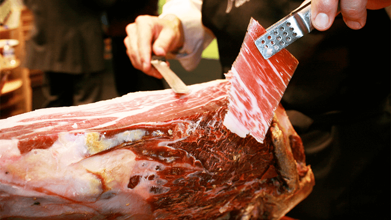 Corte de jamón