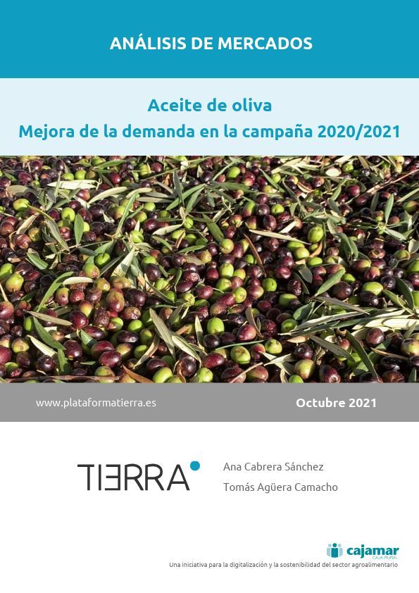 Portada Informe de Mercados del aceite de oliva