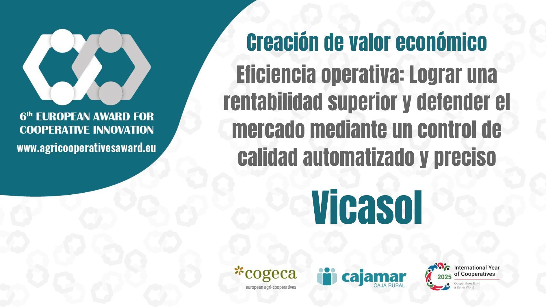 Premios COGECA 2025 - Vicasol