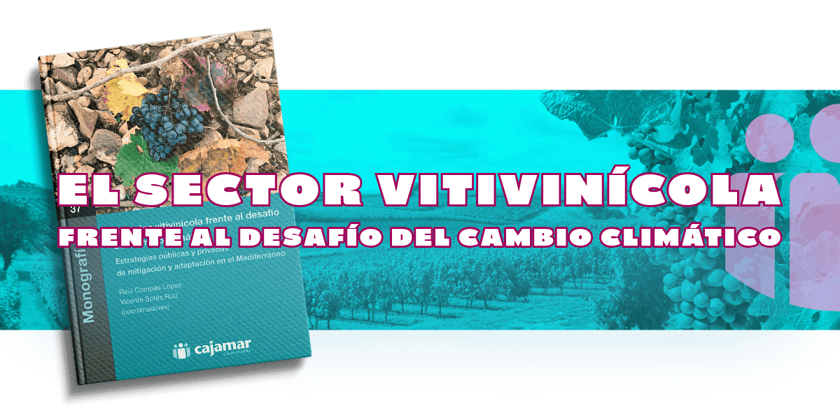 Banner 'El Sector Vitivinícola frente al desafío del Cambio Climático'.