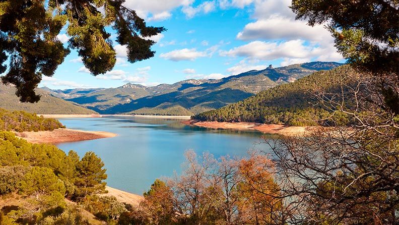 Paisaje de Tranco Beas en Cazorla