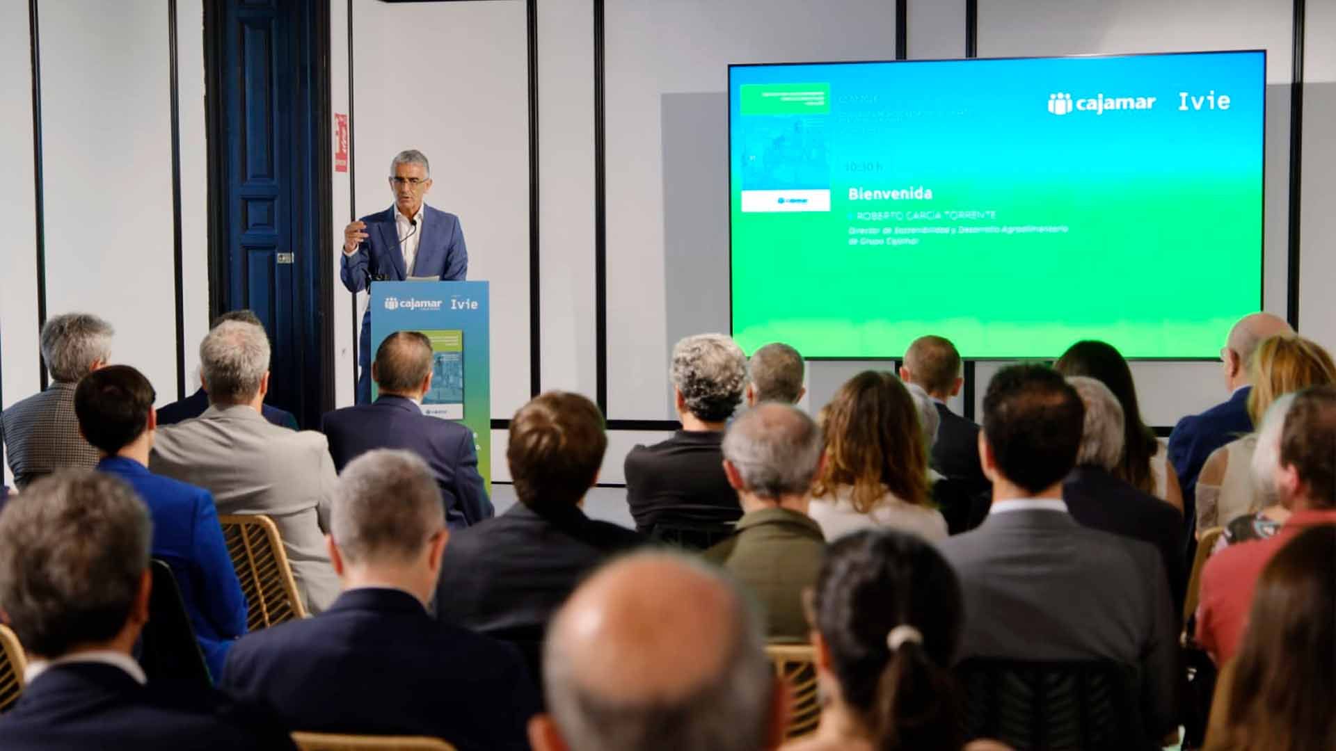 El director general de Sostenibilidad y Desarrollo Agroalimentario de BCC-Grupo Cajamar, Roberto García Torrente.