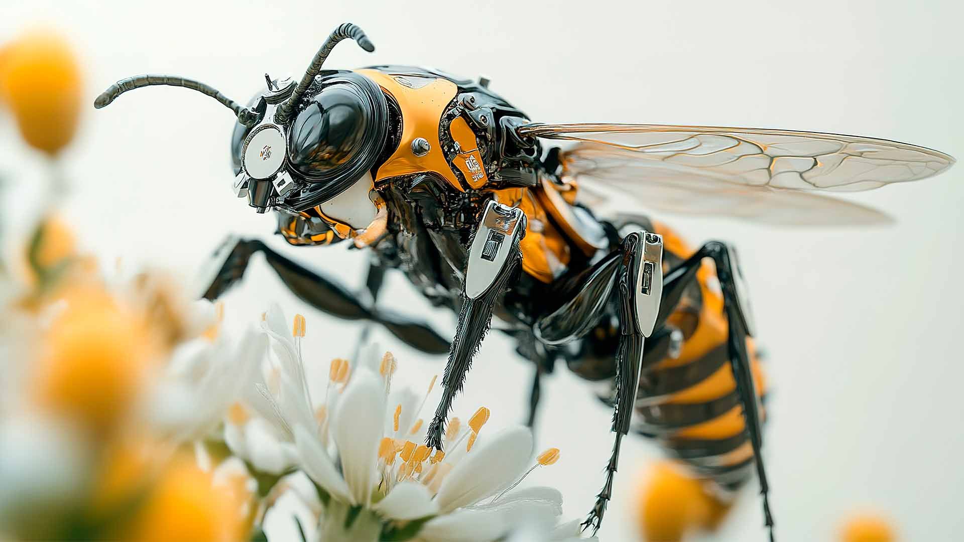 Abeja robótica.