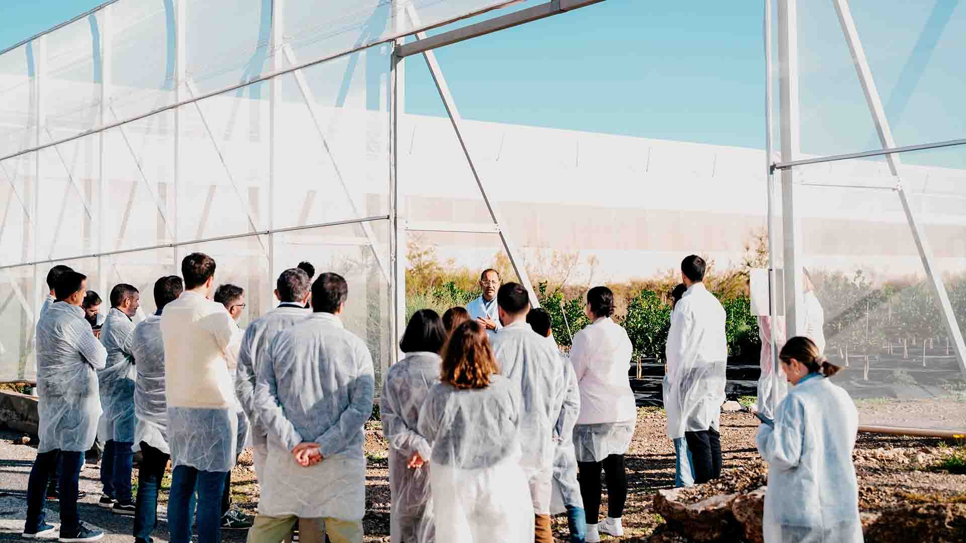 Formación en la Estación Experimental Cajamar 'Las Palmerillas'.
