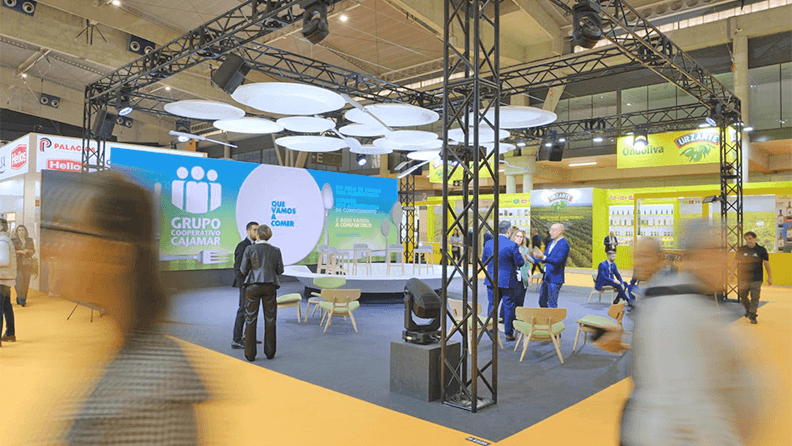 Stand de Cajamar en Alimentaria 2024.