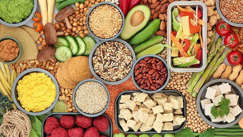 Alimentos plant-based y cell-based