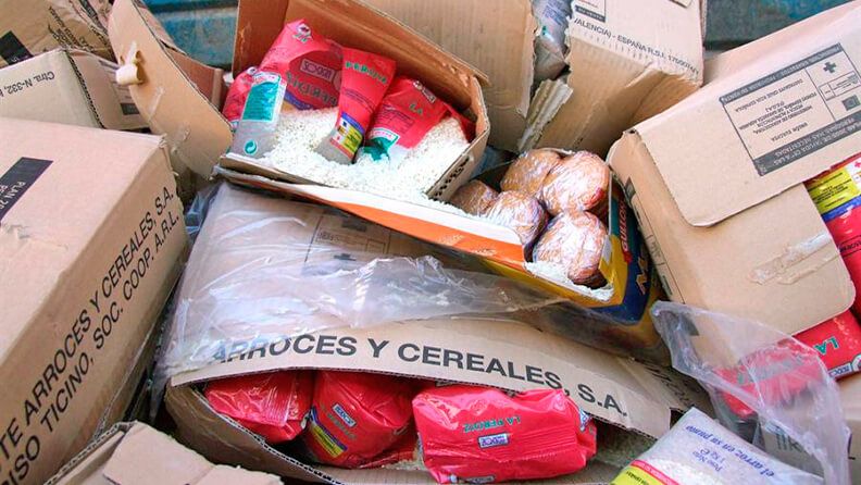 Alimentos sin poder consumirse. Efeagro/Carlos Fernández