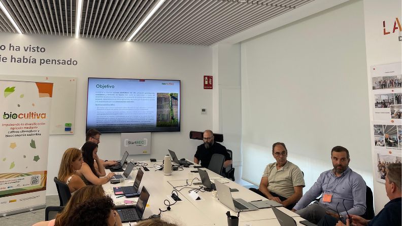 Reunión del Grupo Operativo Biocultiva en Cajamar Paiporta