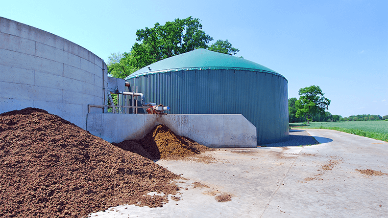 Biodigestor de residuos orgánicos de origen vegetal