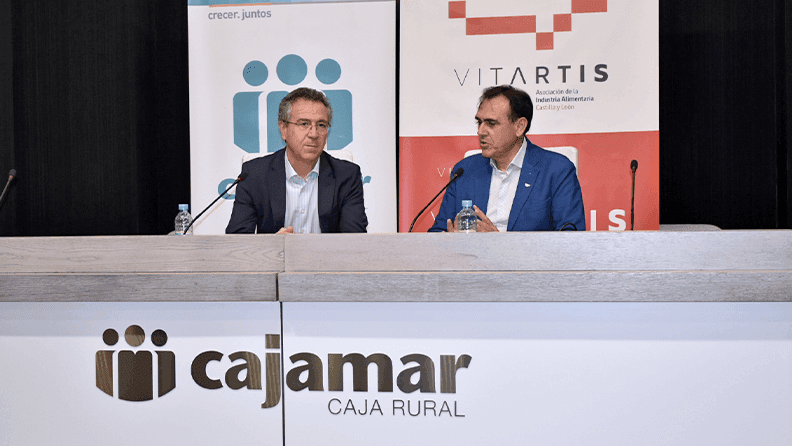 Los presidentes de Cajamar y Vitartis