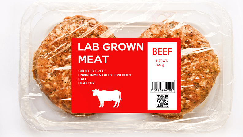 carne de res cultivada en laboratorio