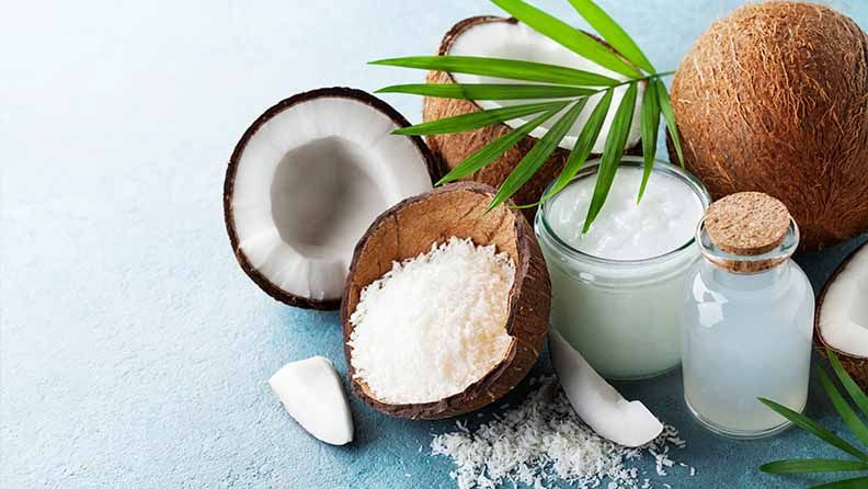 Diferentes formatos de consumo del coco.