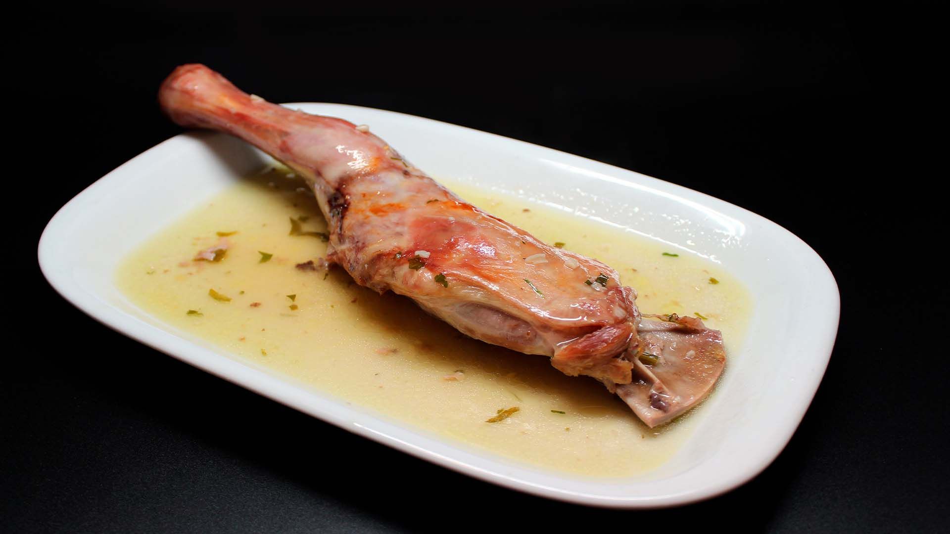 Receta de cordero lechal.