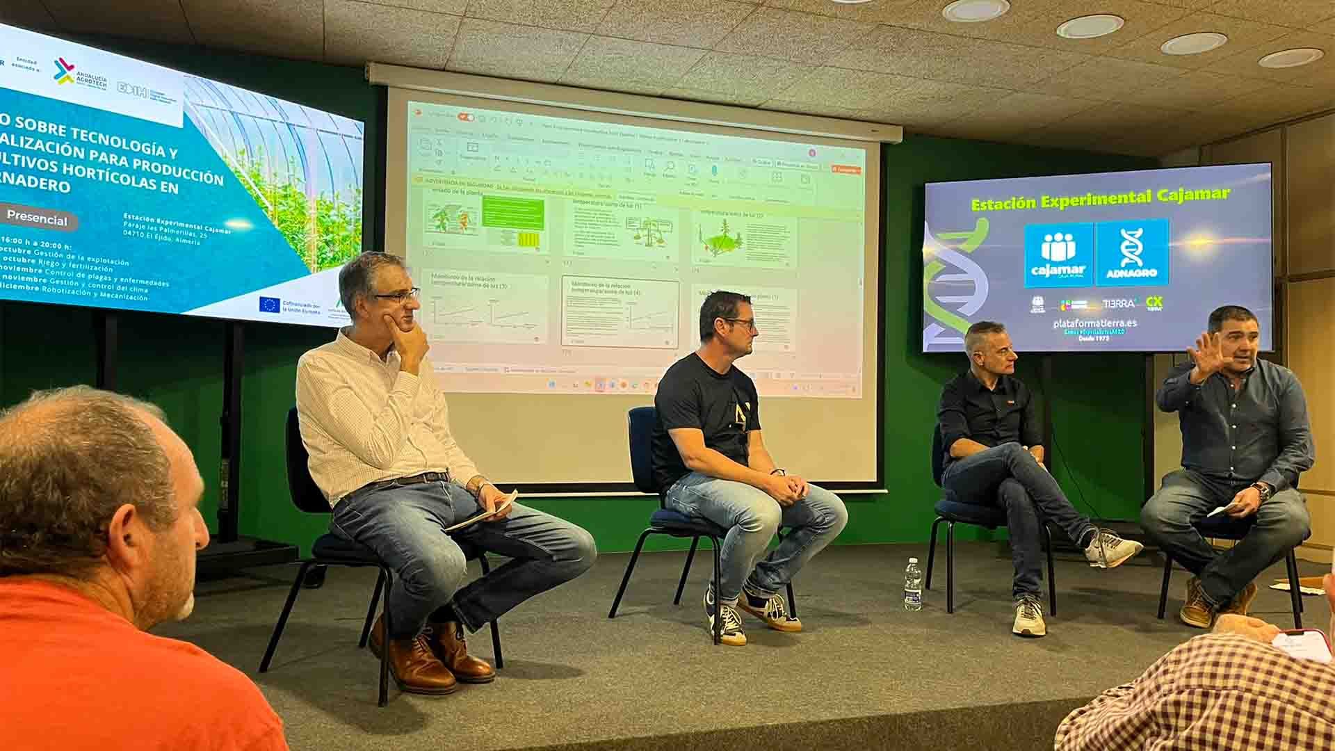 Curso sobre tecnología y digitalización para producción de cultivos hortícolas en invernadero