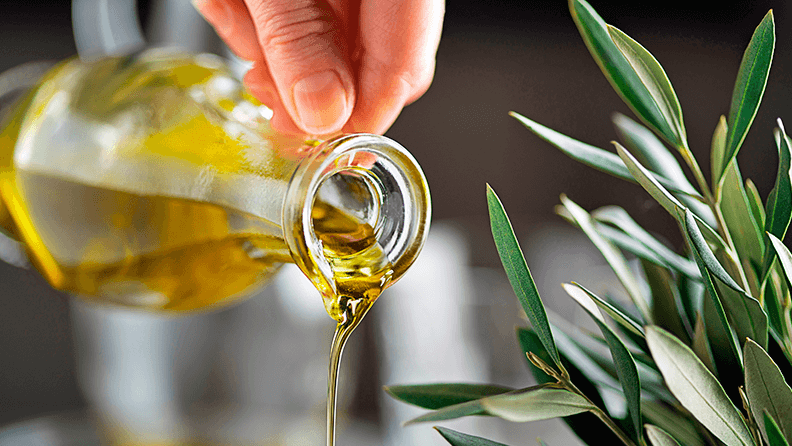 Botella de aceite de oliva