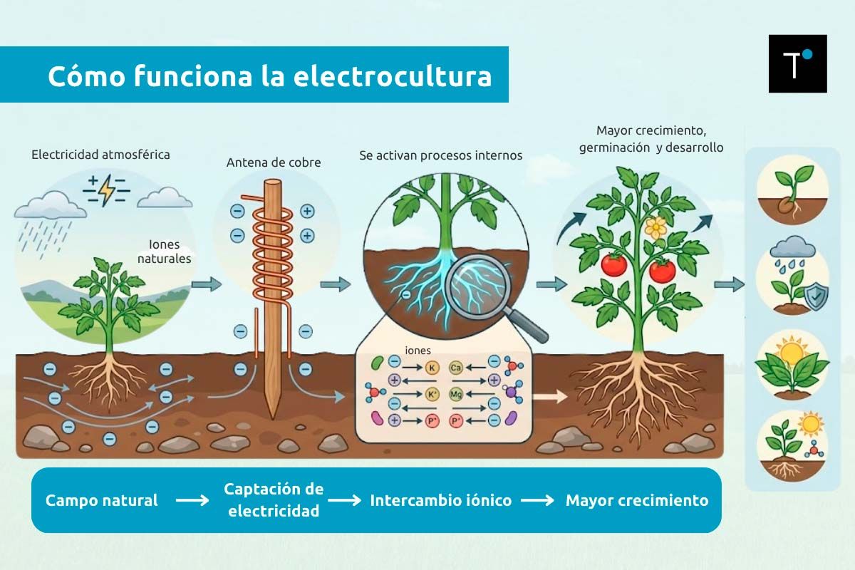 Cómo funciona la electrocultura.