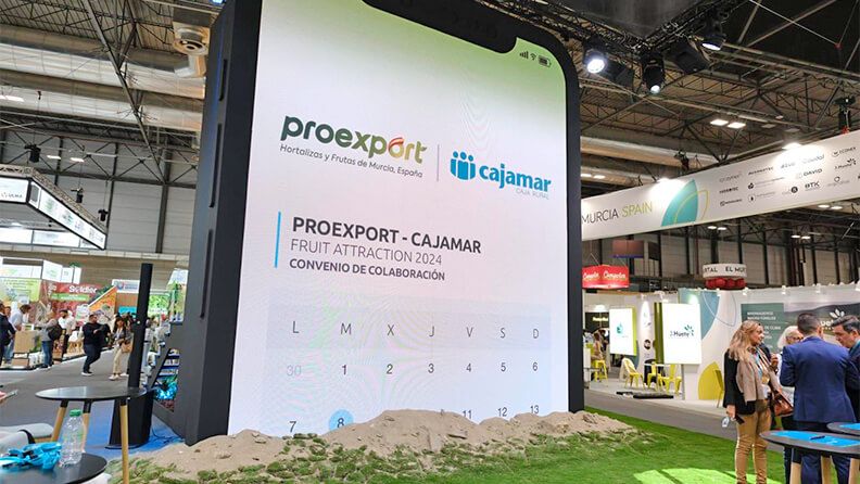 Estand de Cajamar en Fruit Attraction 2024. 