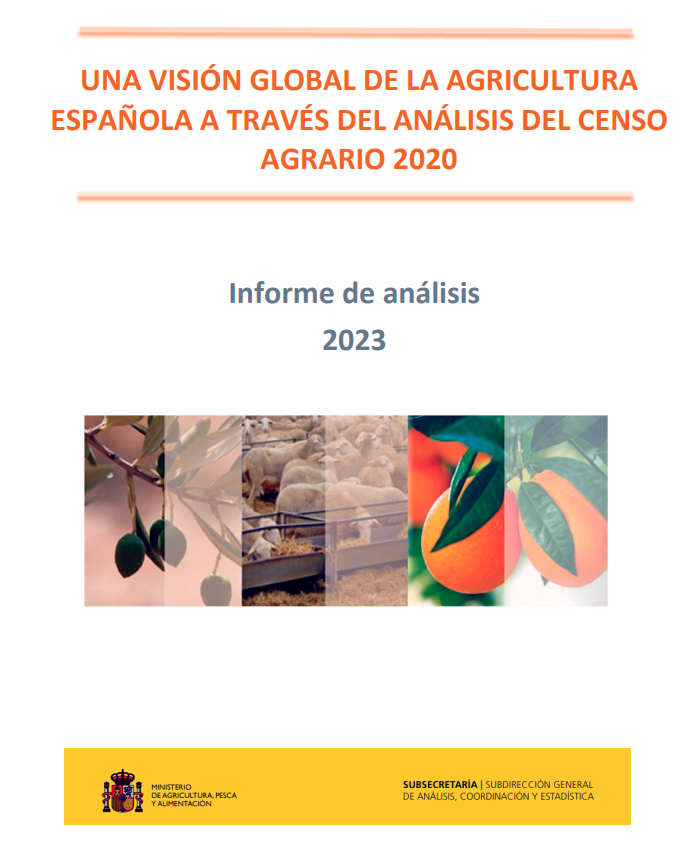 Informe: ‘Una visión global de la agricultura española a través del análisis del Censo Agrario 2020'