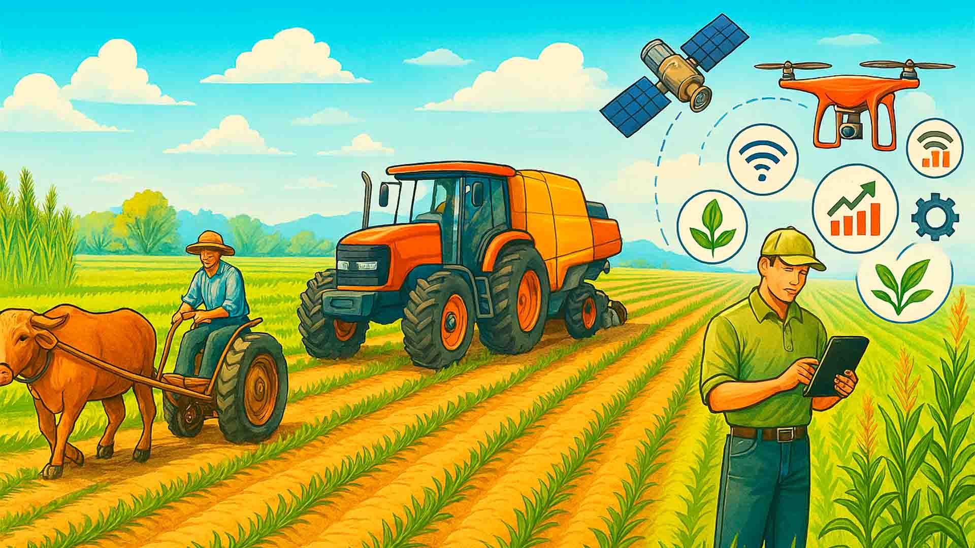 Evolución de la tecnología en el agro.