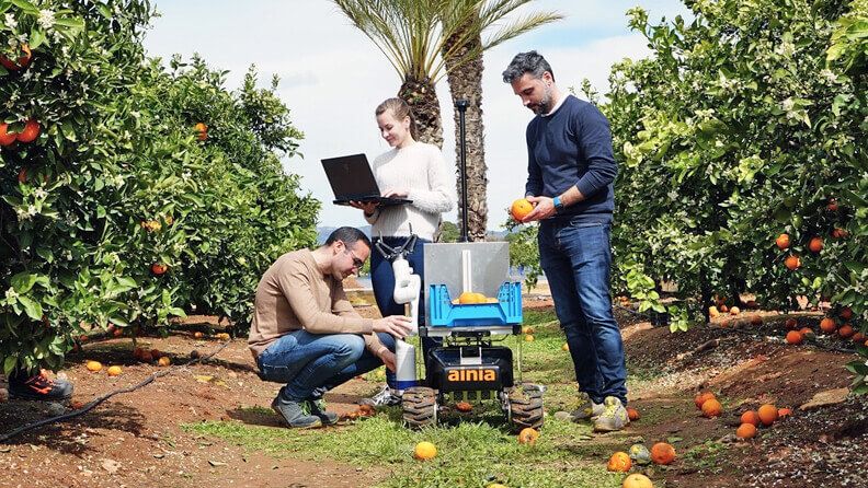 El AINIA ha desarrollado Foodcollet para recoger fruta del suelo y de ella extraer principios activos