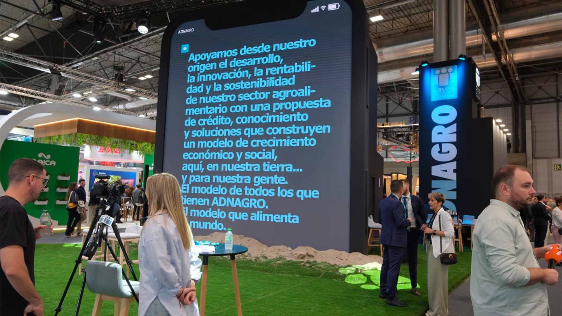 Estand de Cajamar en la edición de 2024 de Fruit Attraction.