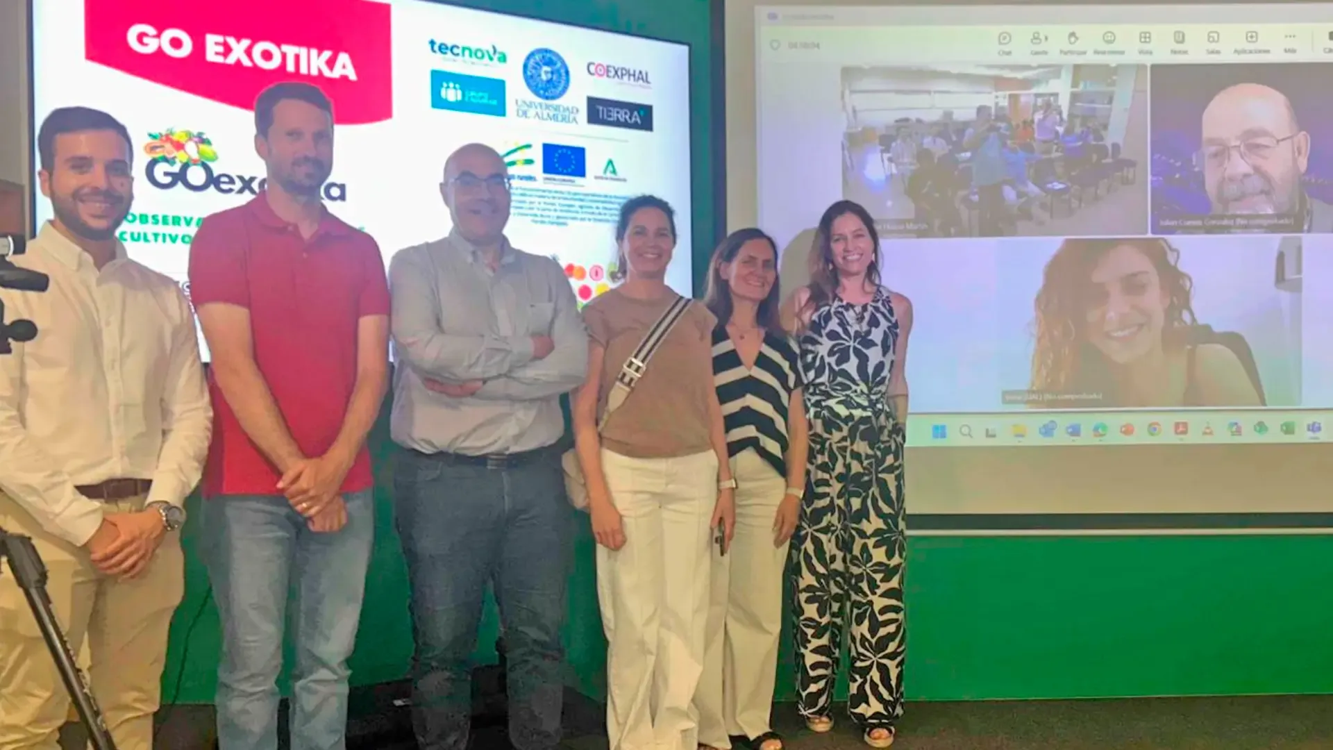 Integrantes del grupo operativo Go Exotica.