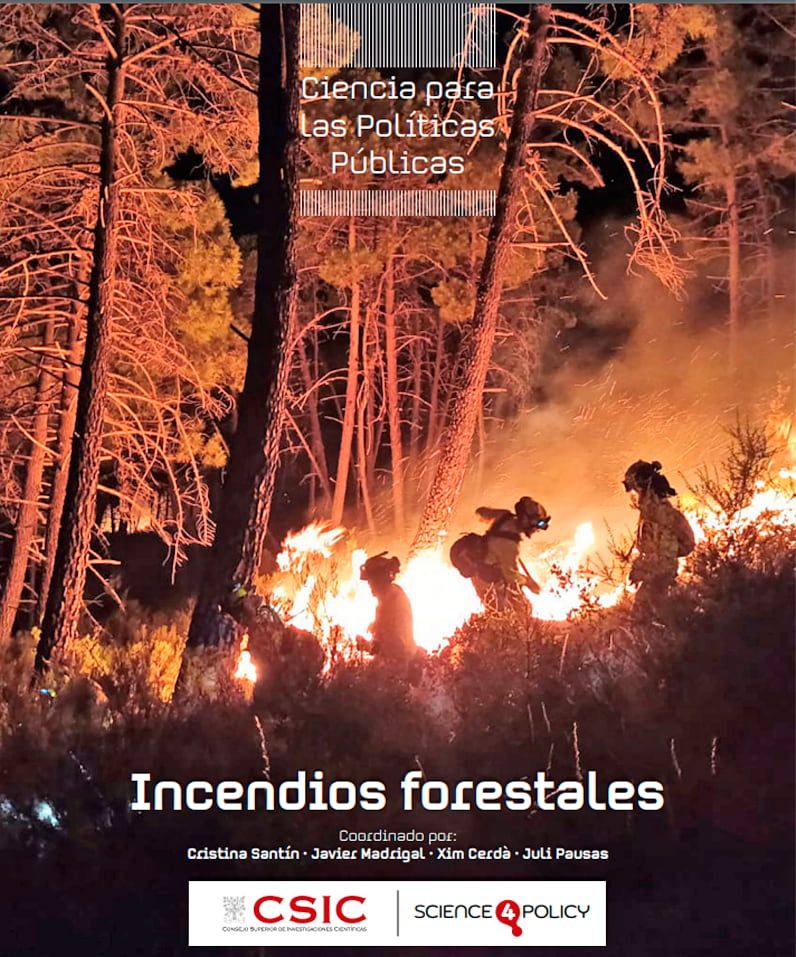 Portada 'Incendios forestales' de CSIC.